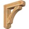 Ekena Millwork Legacy Craftsman Rough Sawn Bracket w/ Offset Brace, Western Red Cedar, 8"W x 32"D x 32"H BKT0806X32X32LEC04RWR - alternate 1
